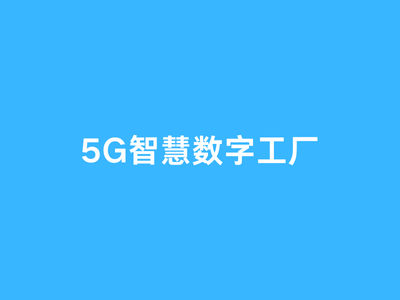 5G智慧数字工厂-这就是产品