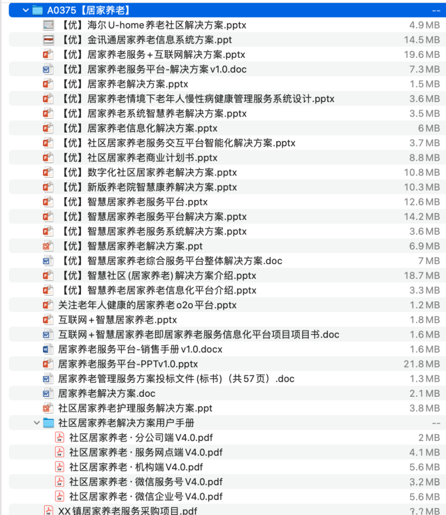 图片[1]-居家养老解决方案资料包-这就是产品