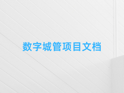 数字城管项目文档-这就是产品